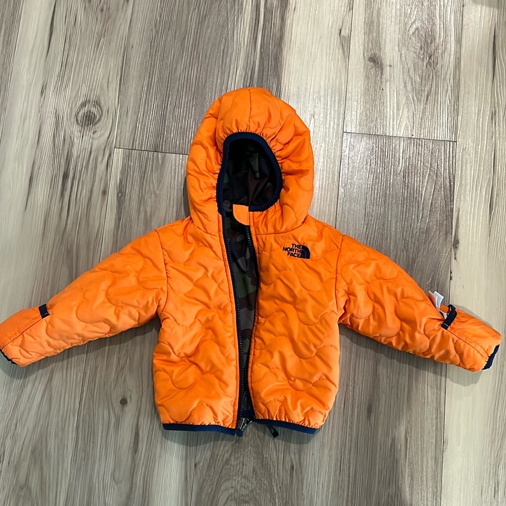 Reversible North Face winter coat